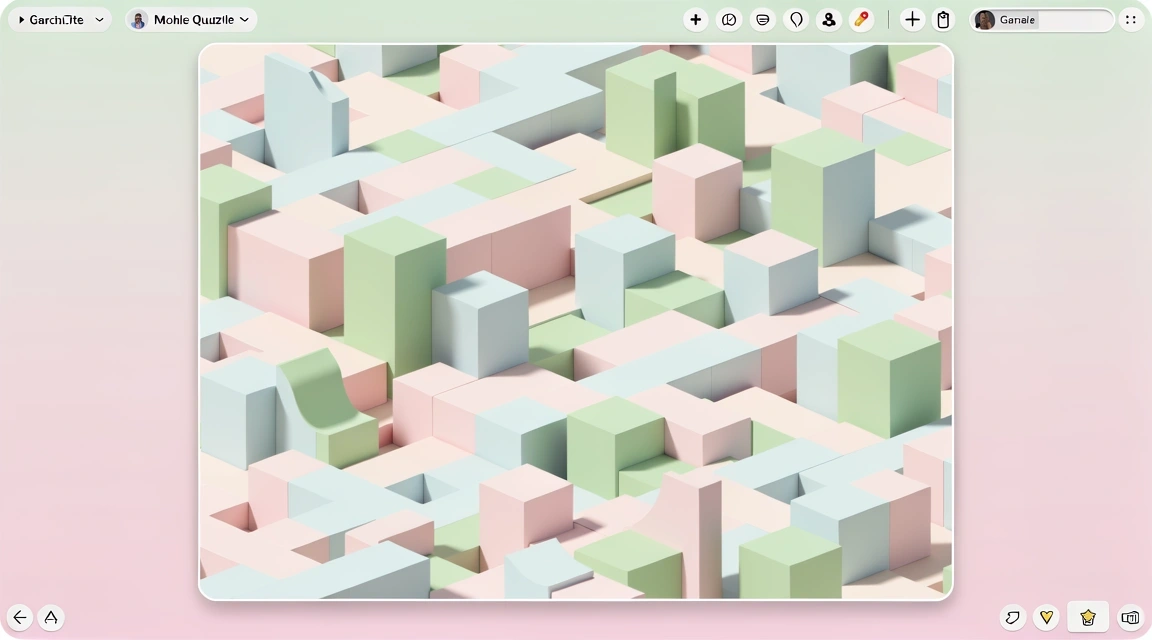 Puzzle mechanics visual