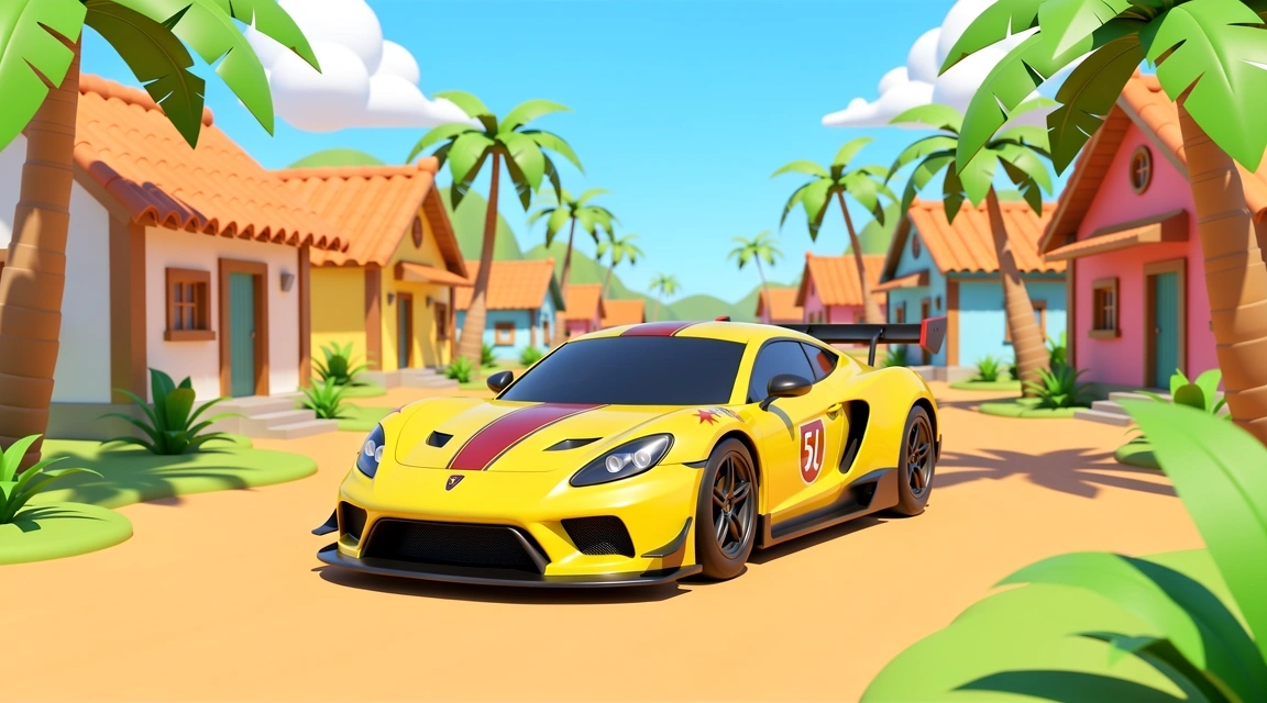 Racing game character design