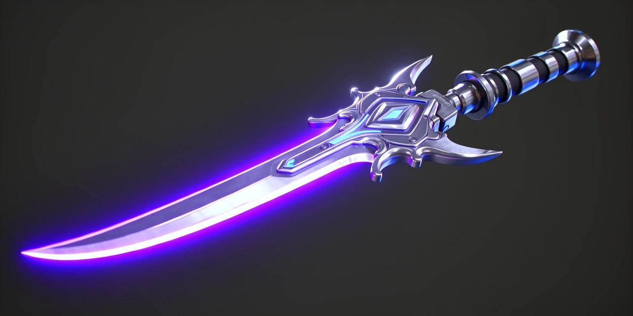 Neon Keris Asset